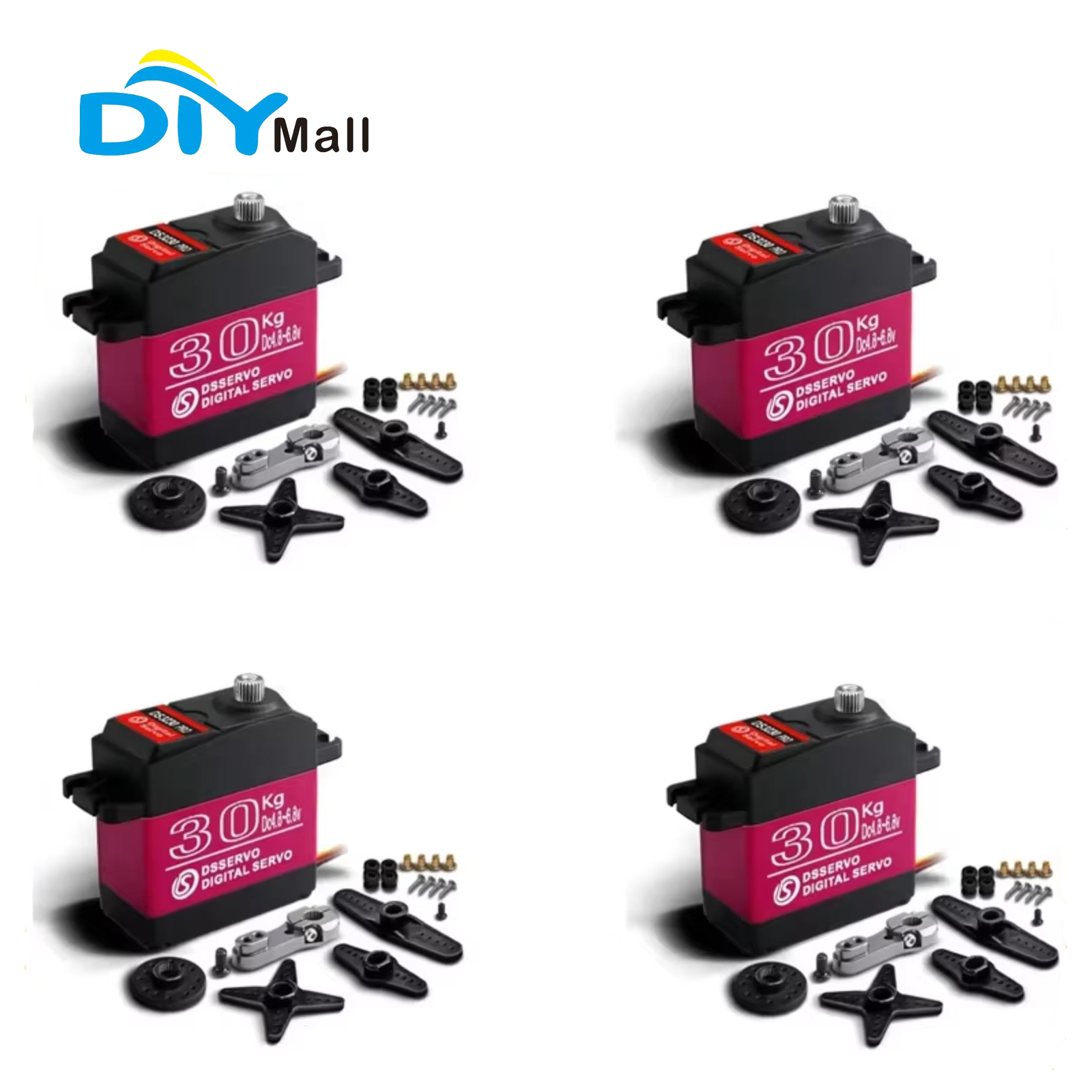 Drone And Car - 4Pcs DS3230PRO 30KG Digital Servo IP66