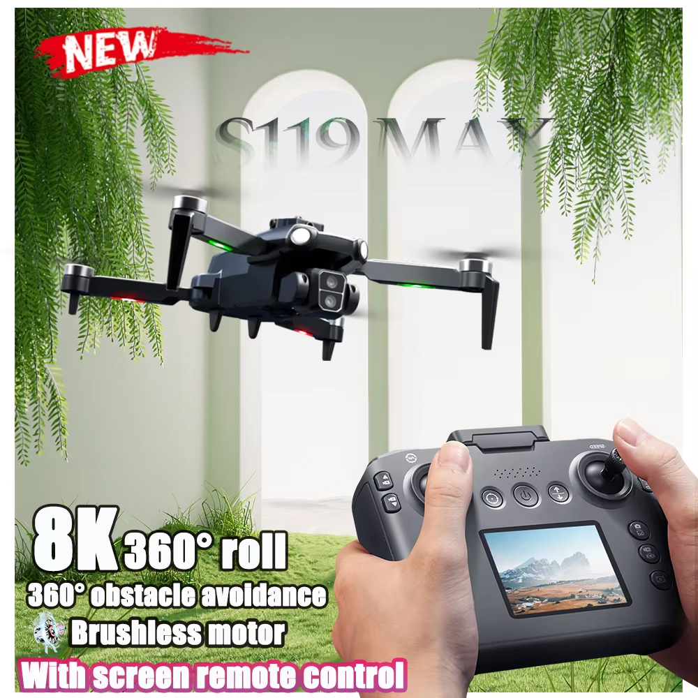 Drone Rc Helicopter With Camera - Upgrade with Screen Drone 8K Professional