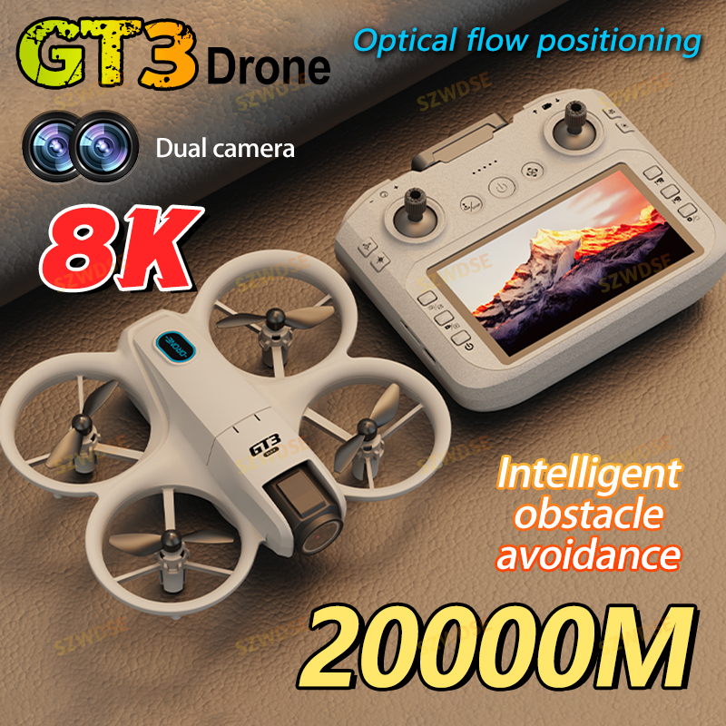Drone Rc Control - New GT3 With Screen Mini Drone