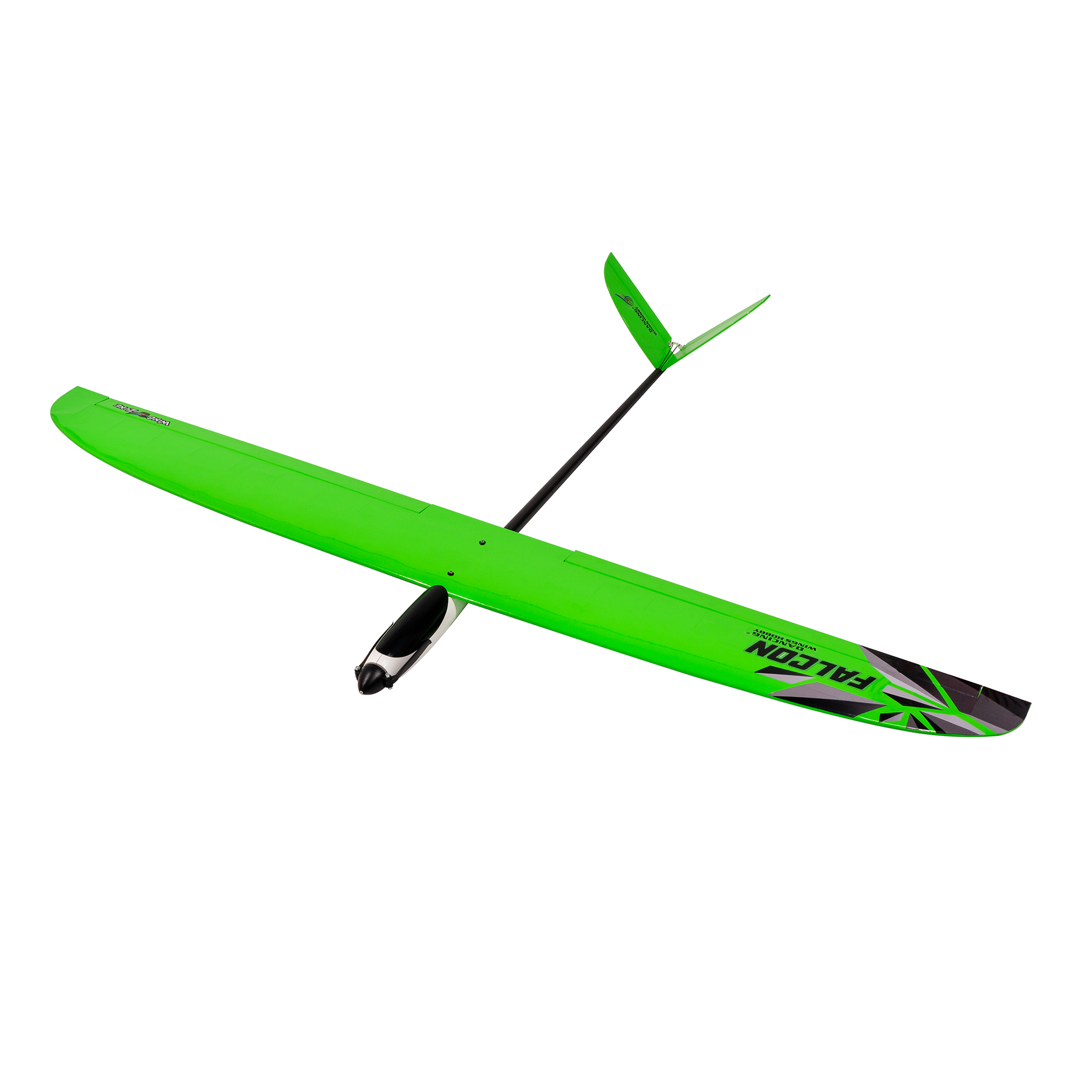 Rc Wing Glider - DW Hobby 1500m Glider Falcon Balsawood