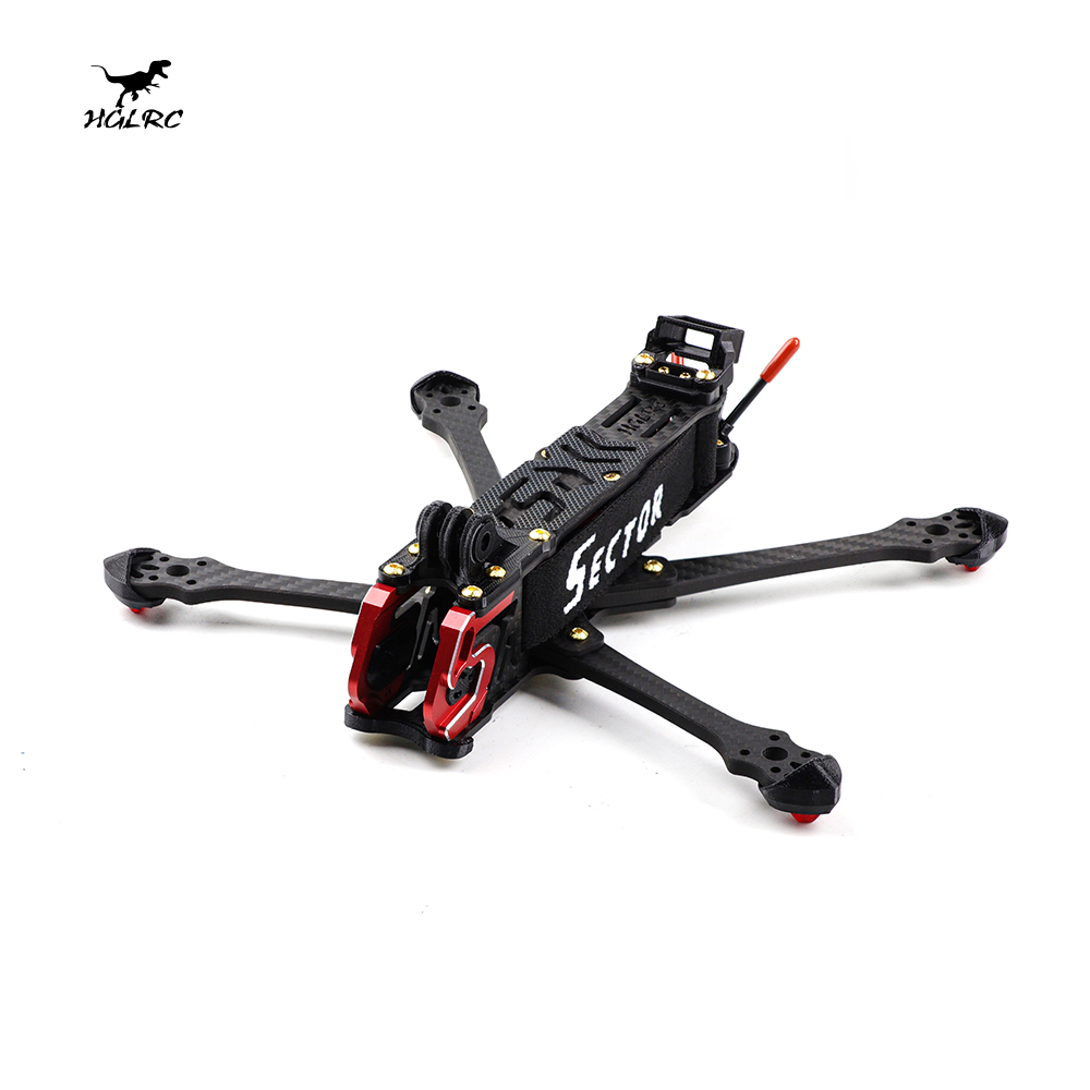 HGLRC Sector Sector D5 225mm C - Carbon Fiber Drone Arm ulasan dan harga