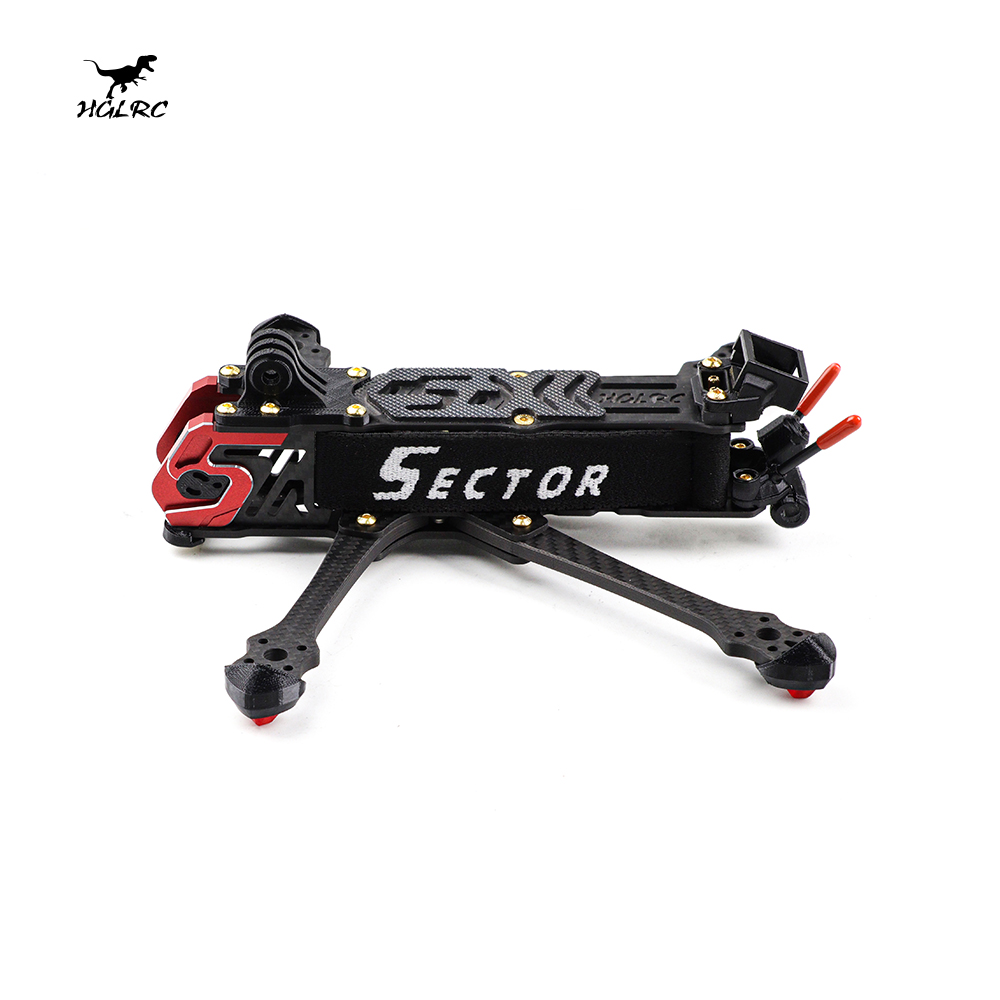 HGLRC Sector Sector D5 225mm C - Carbon Fiber Drone Arm ulasan dan harga