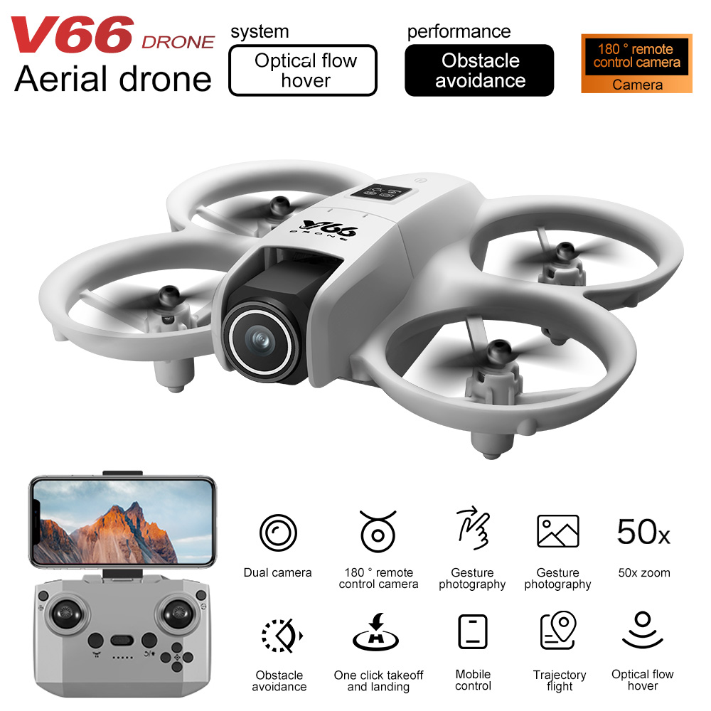New V66 Mini Drone HD Camera 4 - Drone Rc Helicopter With Camera ulasan dan harga