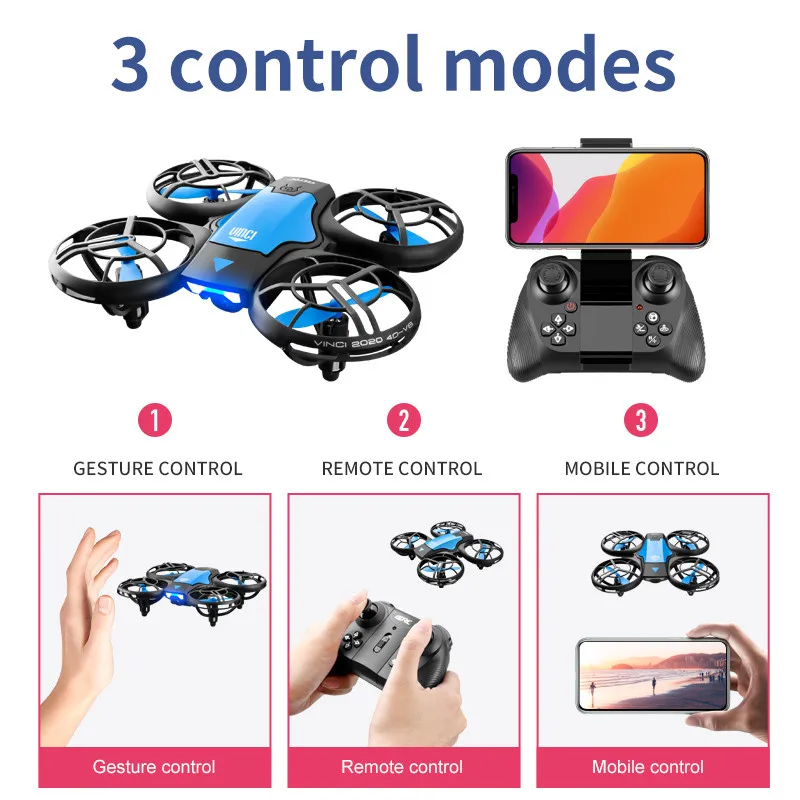 V8 New Mini Drone 4k professio - Drone Rc Helicopter With Camera ulasan dan harga