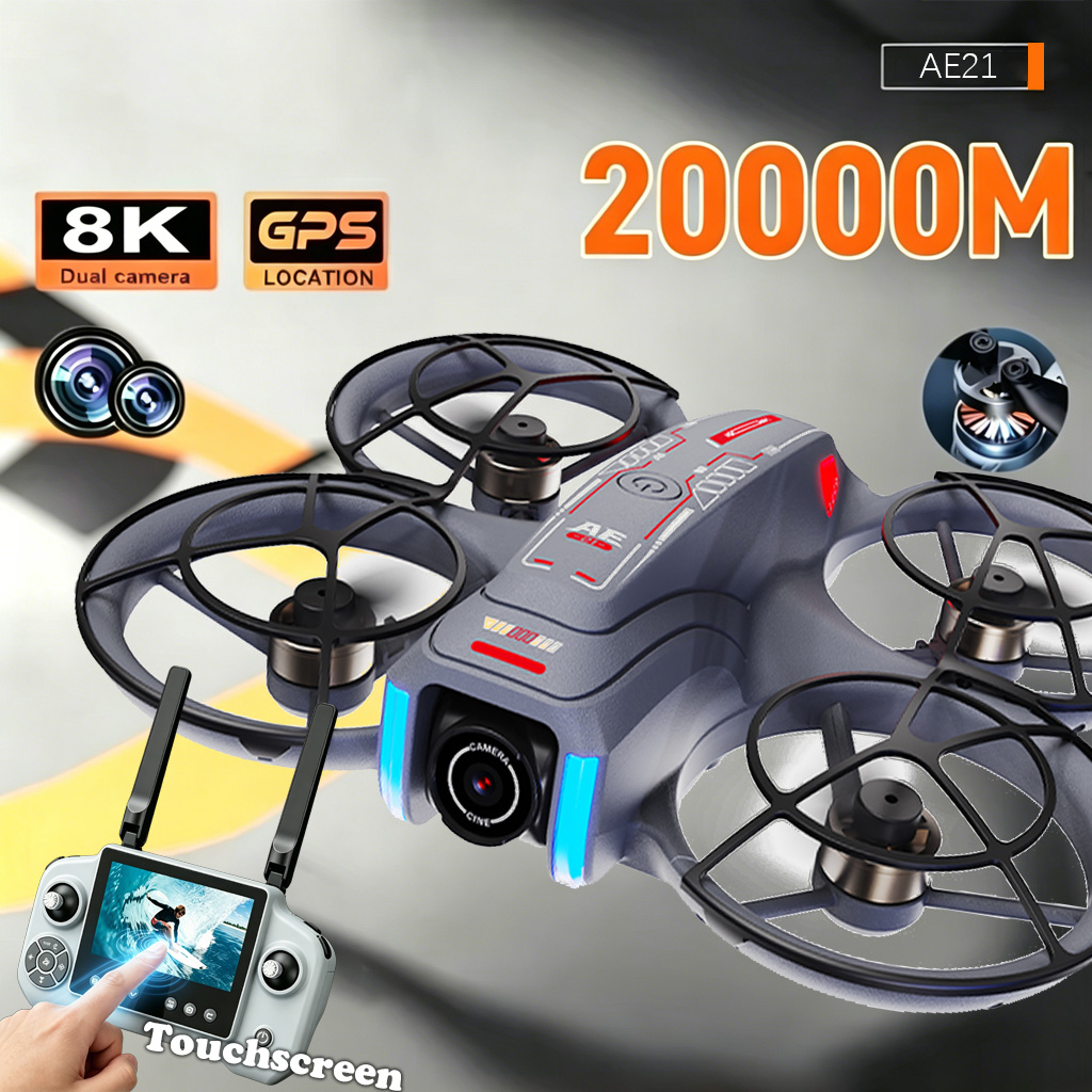 Upgrade AE21 Aerial Drone 8K H - Drone Rc Helicopter With Camera ulasan dan harga