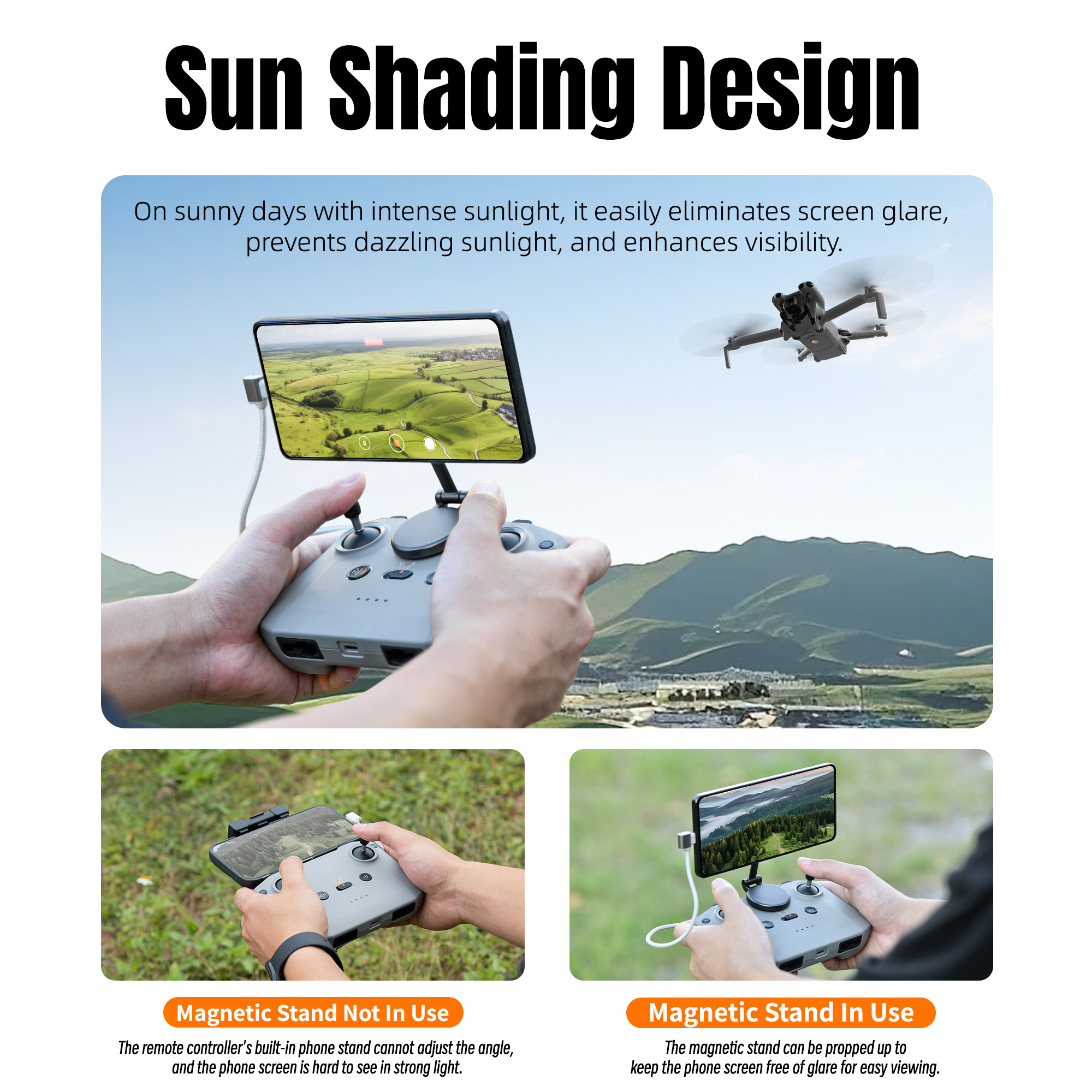 Adjustable Magnetic Phone Stan - Drone Rc N2 ulasan dan harga
