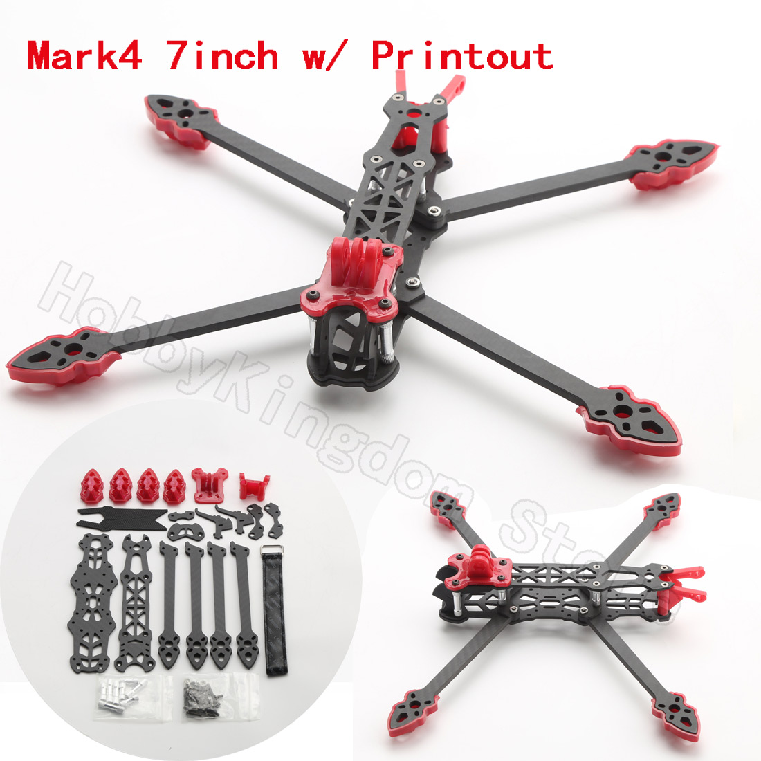 Mark4 7 inch FPV Drone Frame 2 - Carbon Fiber Drone Arm ulasan dan harga