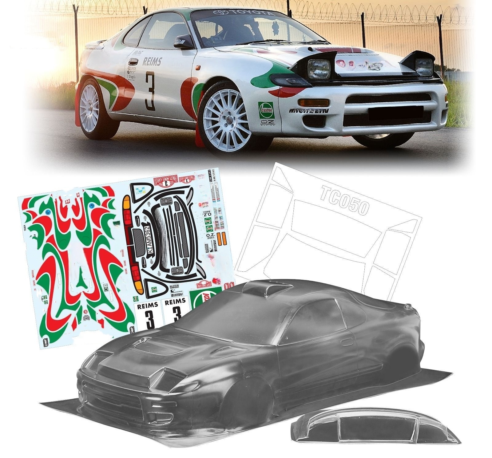 1/10 Celica GT4 Rally Hidden h - Rc Car Body Shell ulasan dan harga