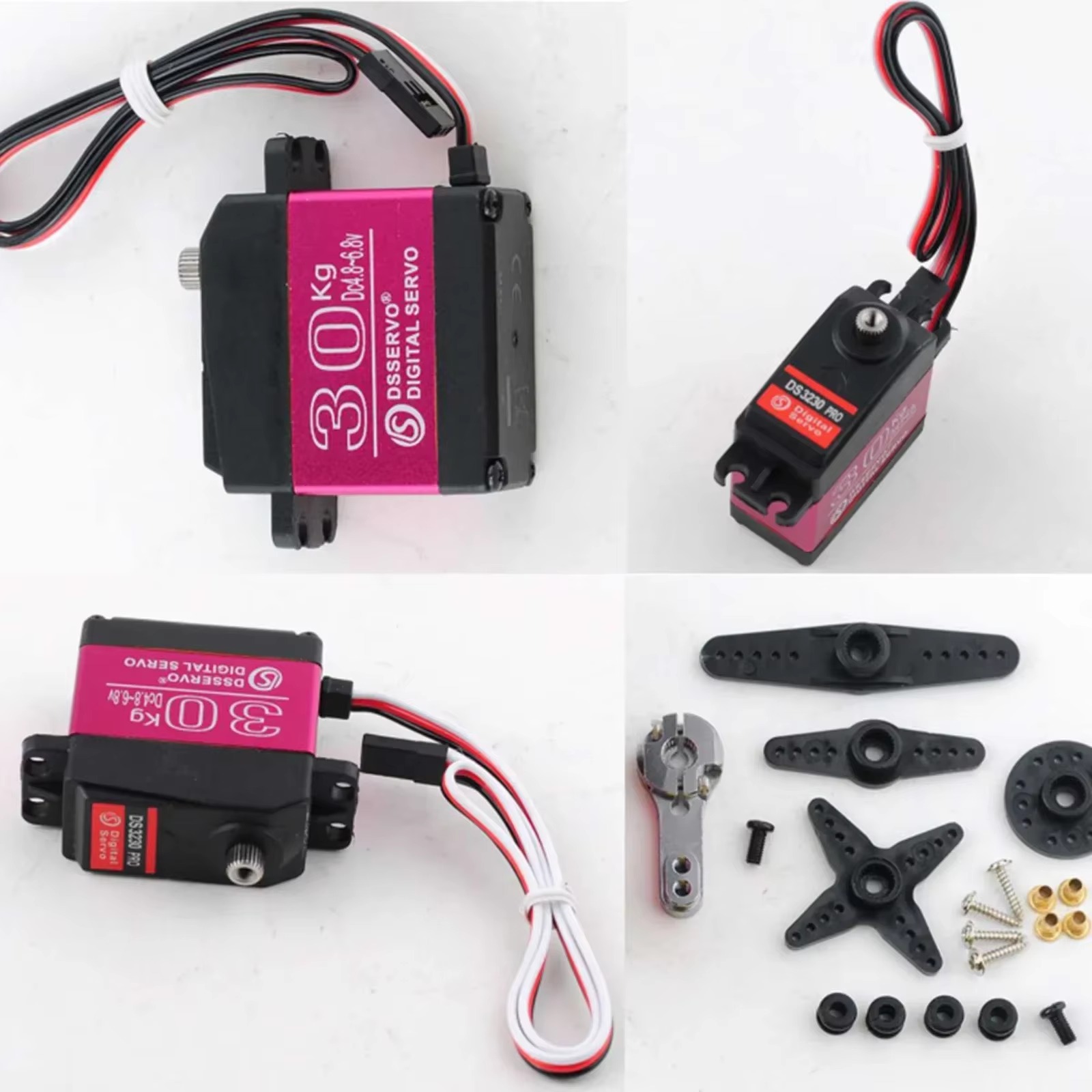 4Pcs DS3230PRO 30KG Digital Se - Drone And Car ulasan dan harga