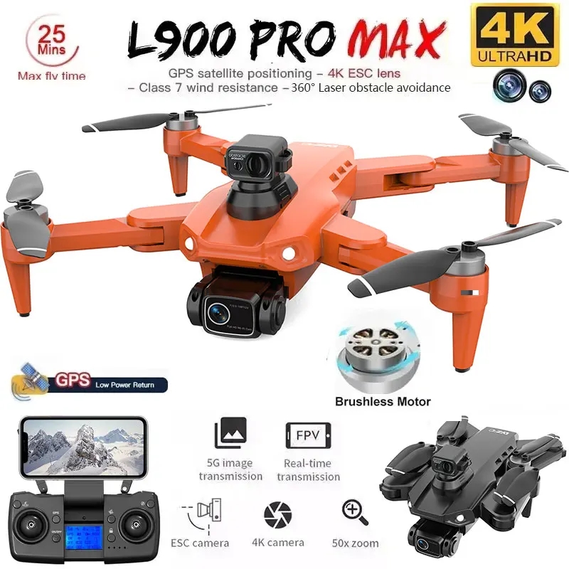 L900 Pro MAX GPS Drone 4K Prof - Drone Rc Team City ulasan dan harga