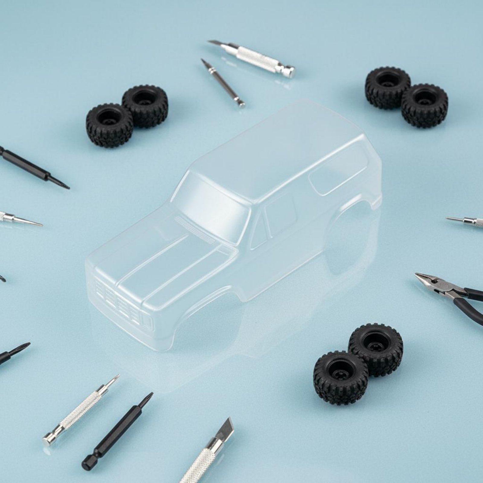 Clear RC Body Shell Paintable  - Rc Car Body Shell ulasan dan harga