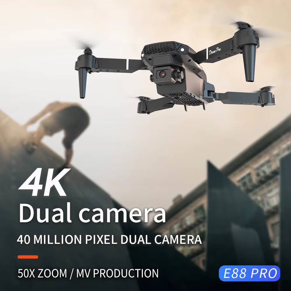 Professional Drone E88 4k wide - Drone Rc Team City ulasan dan harga
