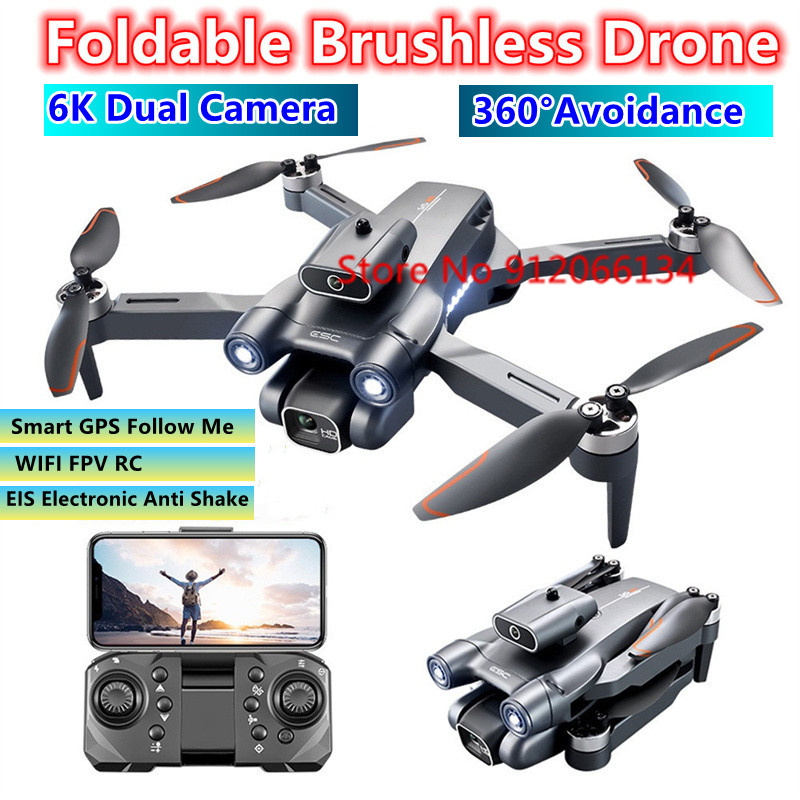 6K ESC Camera WIFI FPV Foldabl - Drone Rc S1S ulasan dan harga