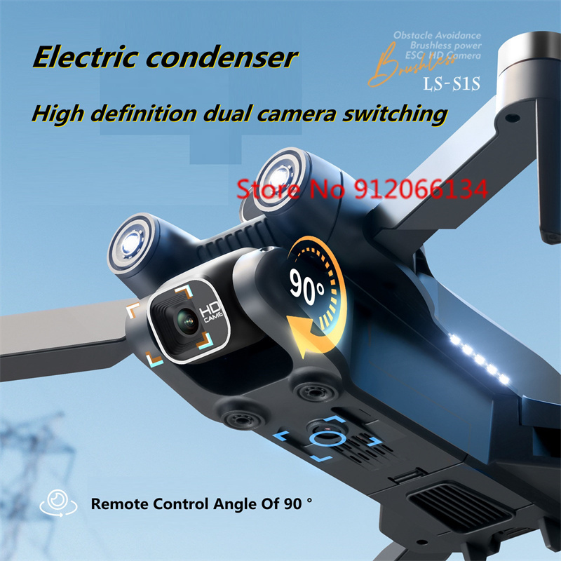 6K ESC Camera WIFI FPV Foldabl - Drone Rc S1S ulasan dan harga