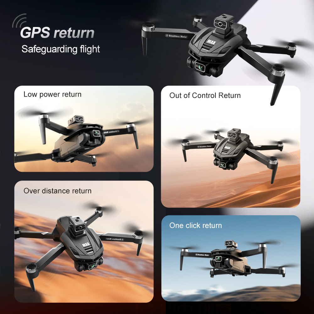 V168 PRO Max GPS Drone 8K Prof - Drone Rc Helicopter With Camera ulasan dan harga