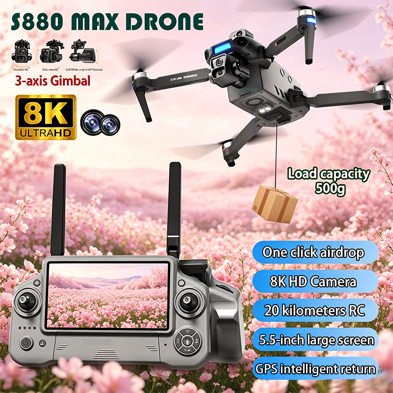 2026 New 8K Dual Camera Drone  - Drone Rc Team City ulasan dan harga