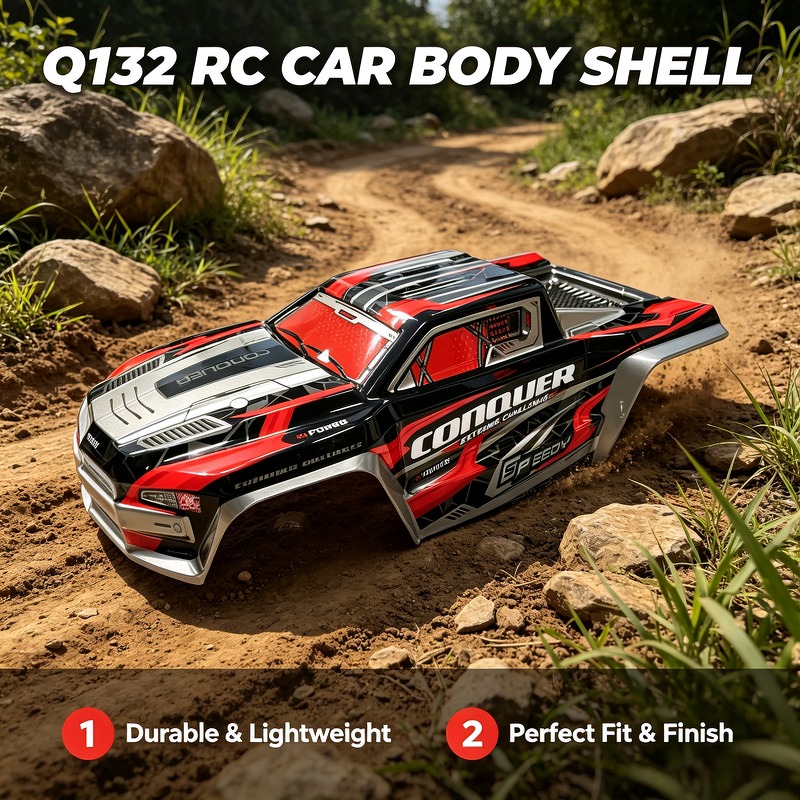 Q132B RC Car Spare Parts - Rep - Rc Car Body Shell ulasan dan harga