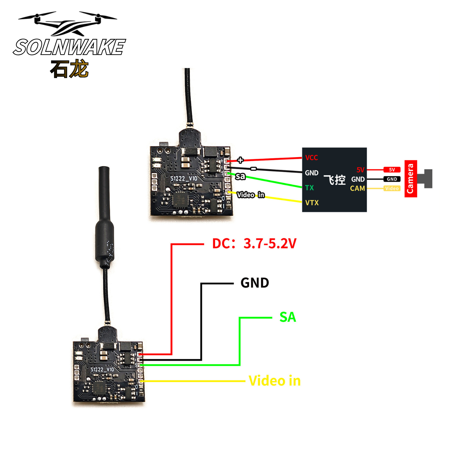SLONWAKE Nano 5.8G 48CH 200mW  - Drone Rc Control ulasan dan harga