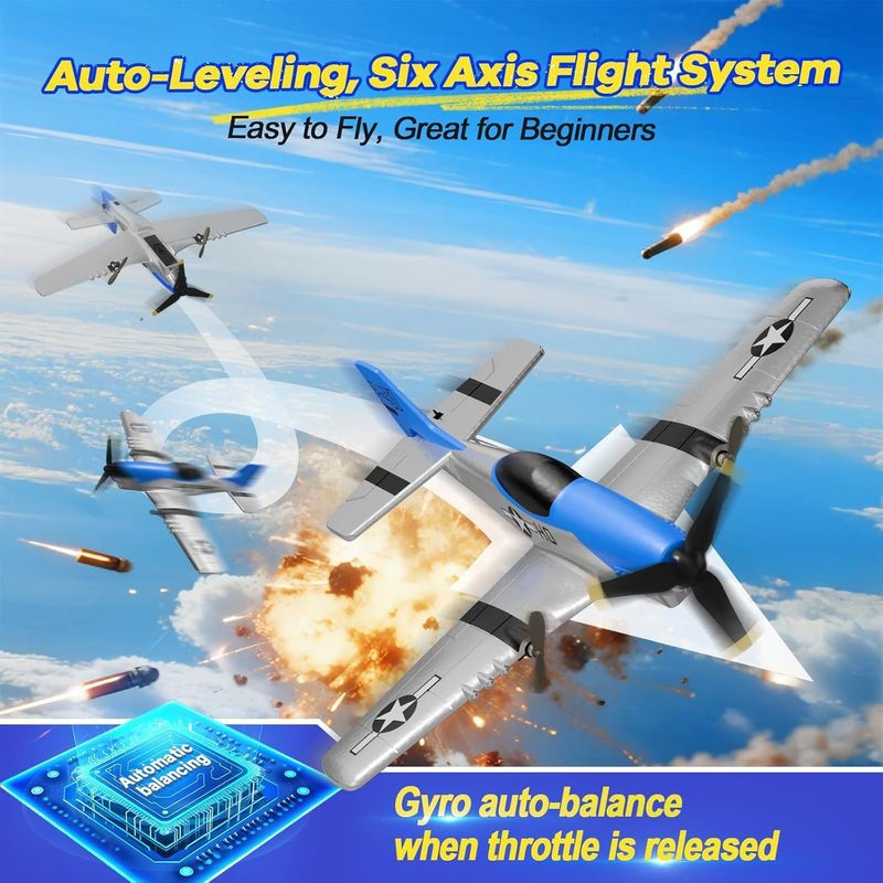 Z63 Rc Fixed Wing Glider P51 M - Rc Wing Glider ulasan dan harga