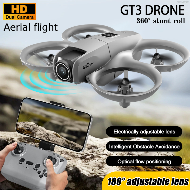 New GT3 Mini RC Drone 8K 5G Ae - Drone Rc Helicopter With Camera ulasan dan harga