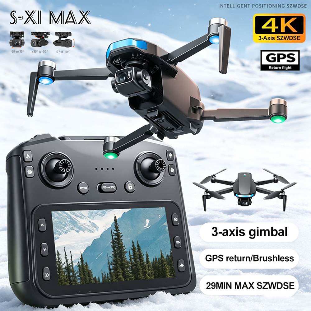 New S-X1 MAX Drone GPS 8K Prof - Drone Rc Team City ulasan dan harga