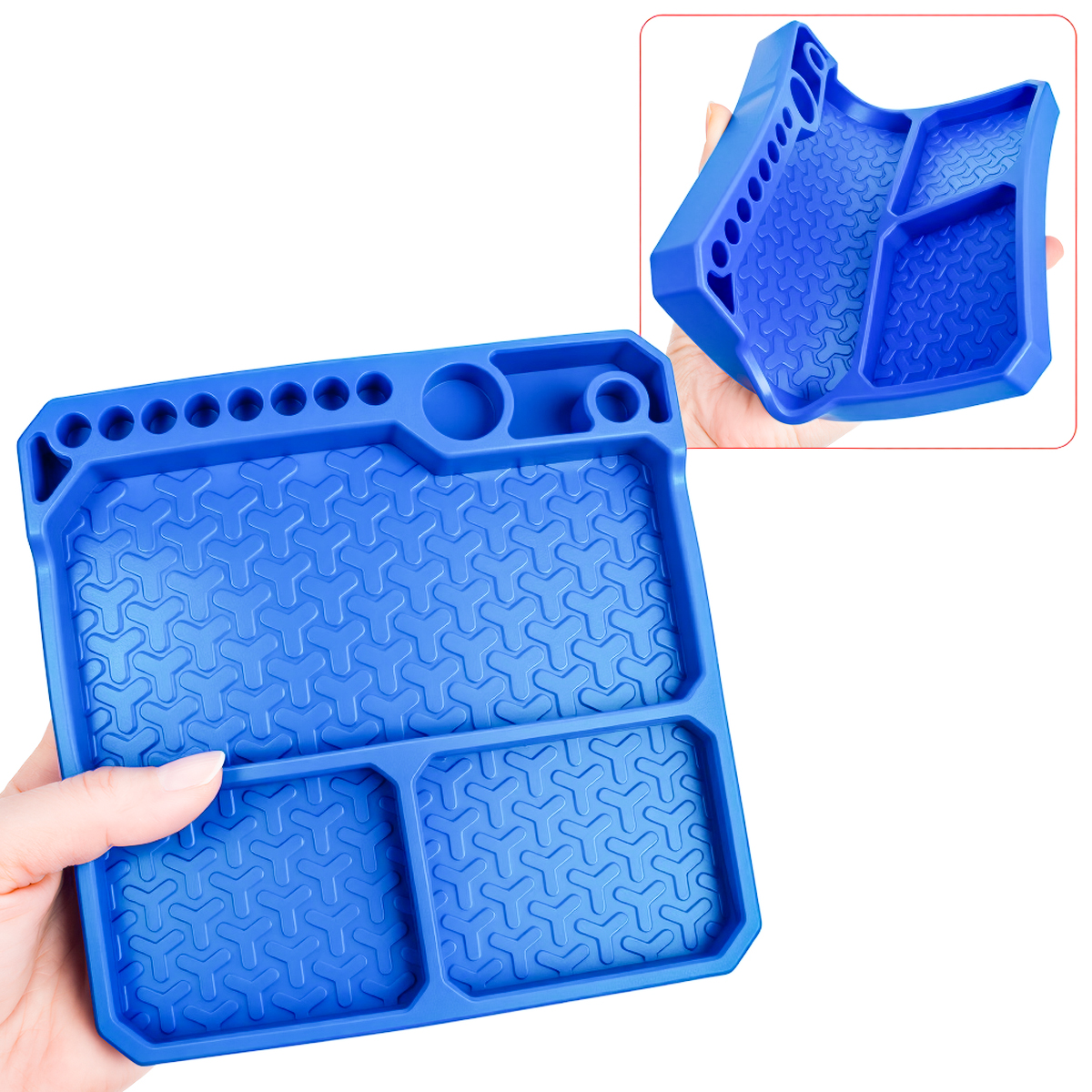 1Pcs Silicone Parts Tray with  - Drone And Car ulasan dan harga