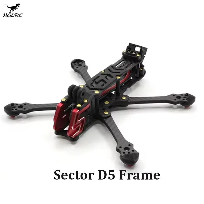 HGLRC Sector X5 210mm Sector D - Carbon Fiber Drone Arm ulasan dan harga